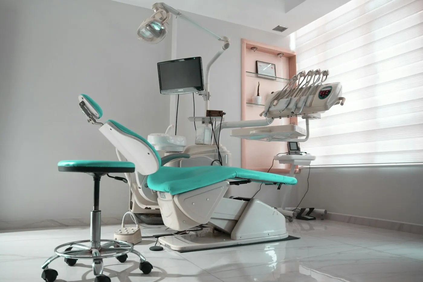 Modern dental clinic treatment room